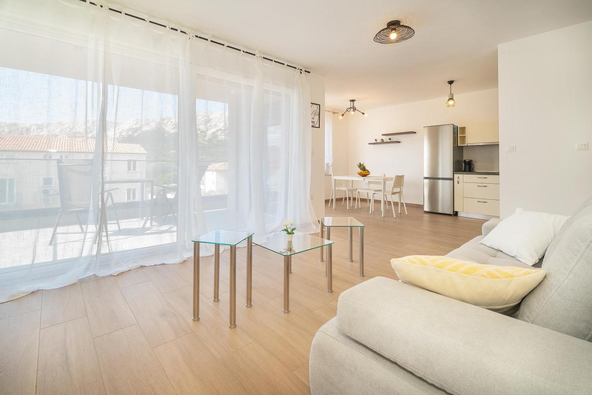 Poolside Apartments Anabella Baška Exteriér fotografie