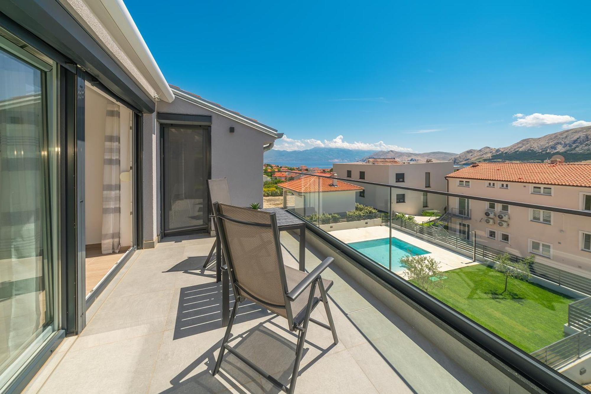 Poolside Apartments Anabella Baška Exteriér fotografie