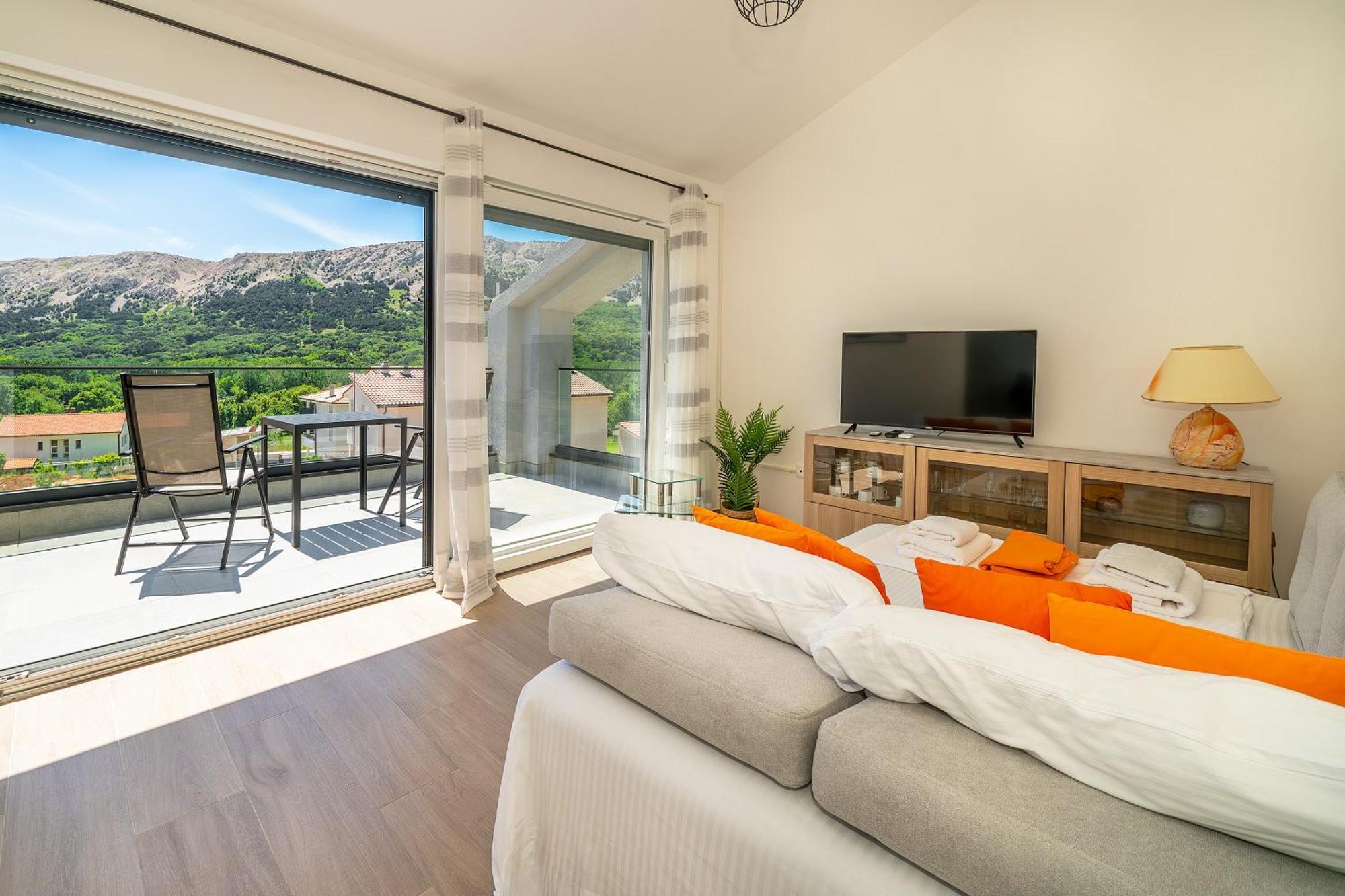 Poolside Apartments Anabella Baška Exteriér fotografie